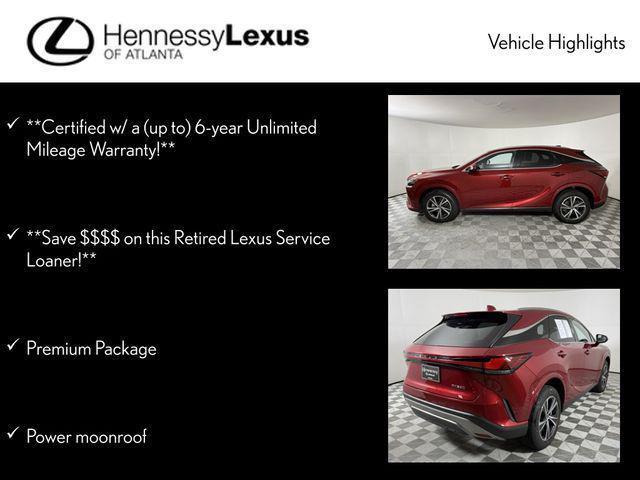 used 2025 Lexus RX 350 car, priced at $53,990
