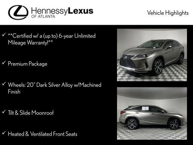 used 2022 Lexus RX 350 car, priced at $45,990