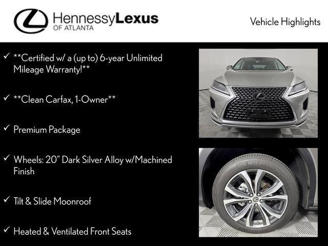 used 2022 Lexus RX 350 car, priced at $47,490