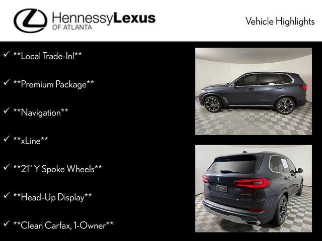 used 2021 BMW X5 car, priced at $35,490