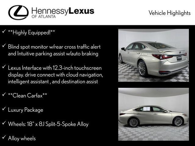 used 2023 Lexus ES 300h car, priced at $39,990