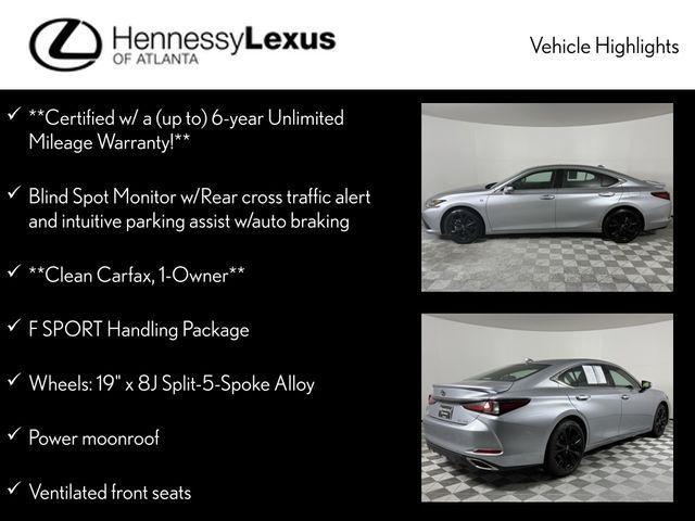 used 2023 Lexus ES 350 car, priced at $40,990