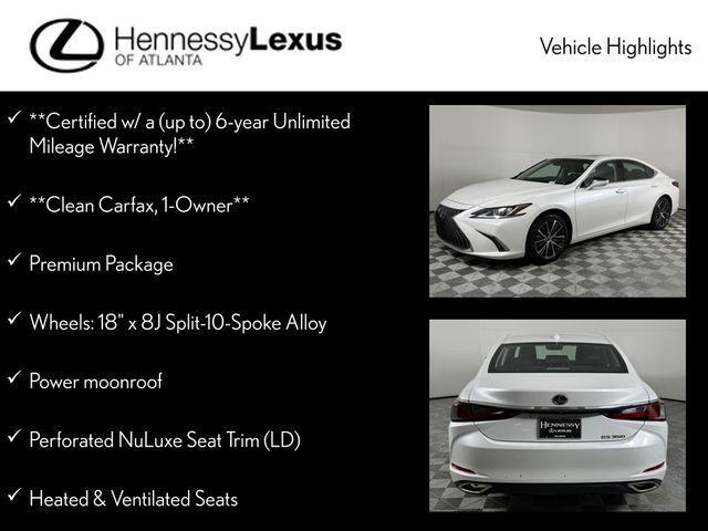 used 2024 Lexus ES 350 car, priced at $44,990