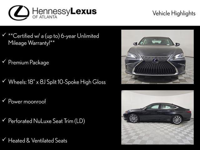 used 2021 Lexus ES 300h car, priced at $32,490