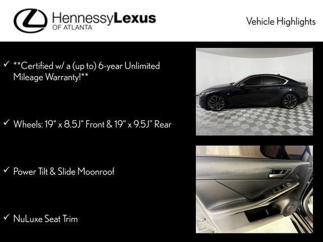 used 2022 Lexus IS 350 car, priced at $41,490