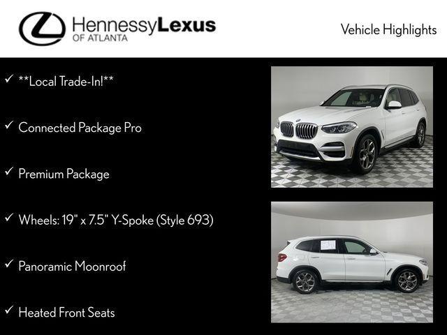 used 2021 BMW X3 car, priced at $24,690