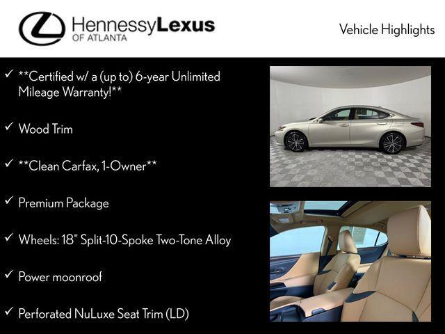 used 2025 Lexus ES 350 car, priced at $44,490