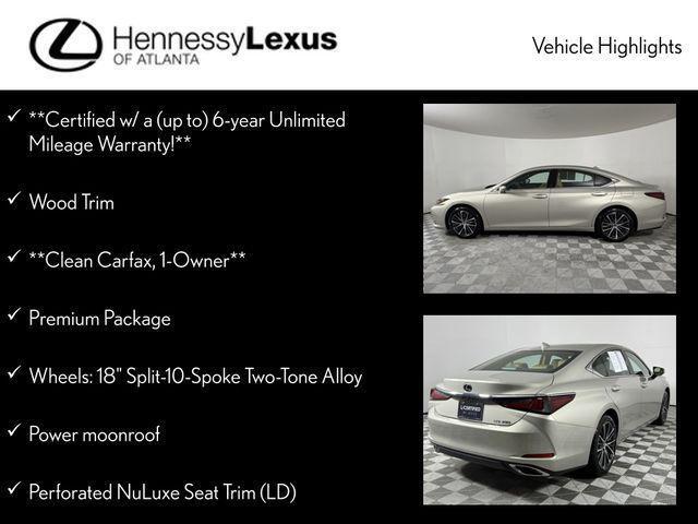 used 2025 Lexus ES 350 car, priced at $44,490