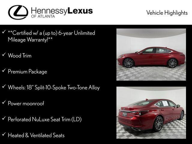 used 2025 Lexus ES 350 car, priced at $46,519