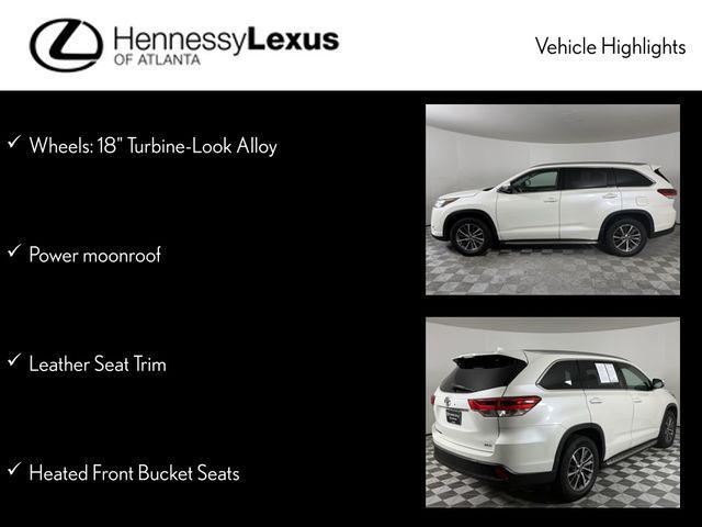 used 2018 Toyota Highlander car, priced at $15,990