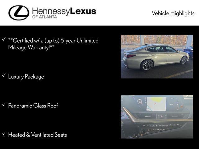 used 2019 Lexus ES 350 car, priced at $36,990