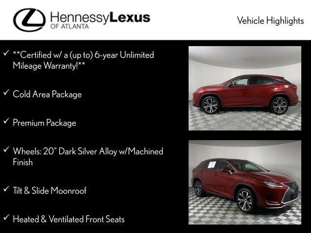 used 2022 Lexus RX 350 car, priced at $43,990