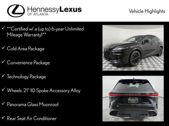used 2024 Lexus RX 500h car, priced at $68,990