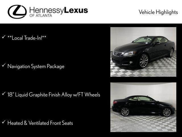 used 2014 Lexus IS 250C car, priced at $20,490