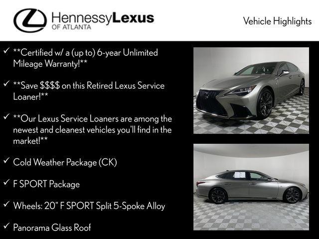 used 2023 Lexus LS 500 car, priced at $76,990