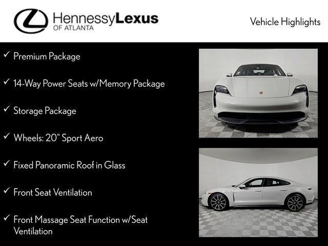 used 2022 Porsche Taycan car, priced at $49,990