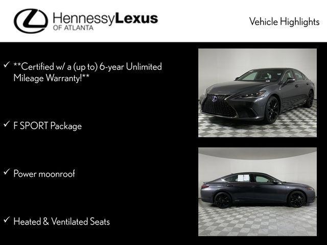 used 2022 Lexus ES 300h car, priced at $38,990