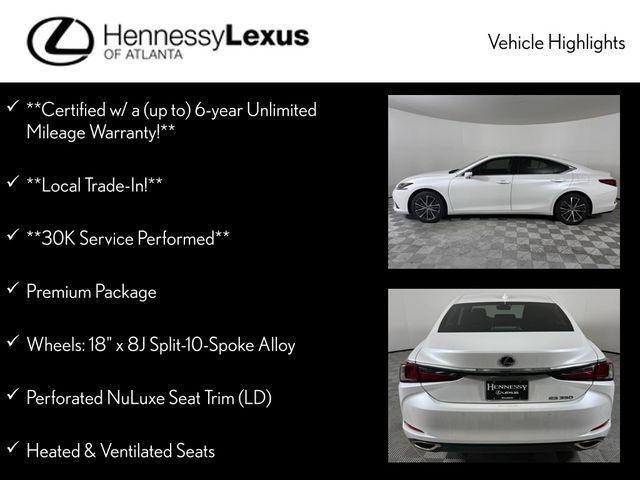 used 2024 Lexus ES 350 car, priced at $37,990