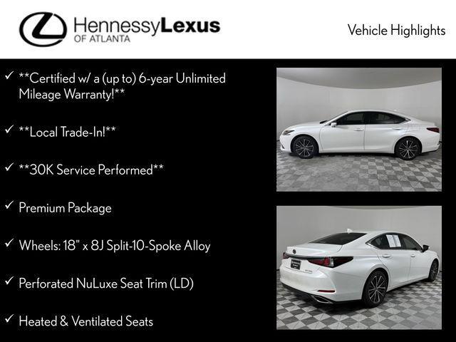used 2024 Lexus ES 350 car, priced at $40,990