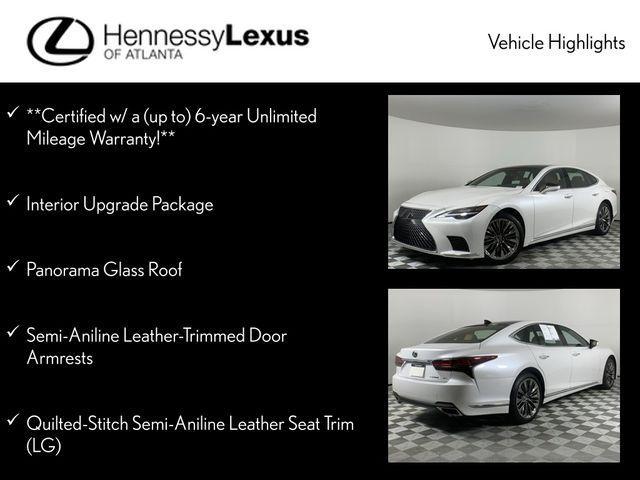 used 2023 Lexus LS 500 car, priced at $78,990