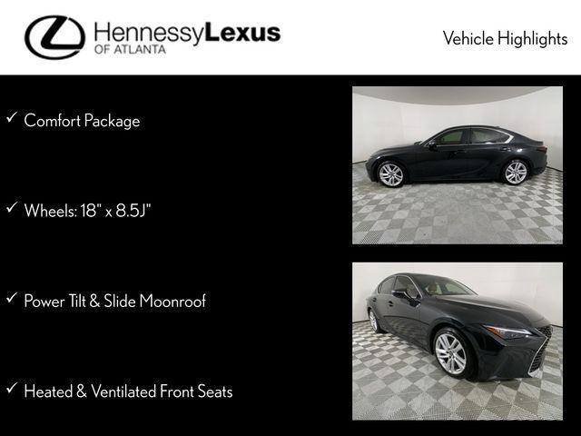 used 2021 Lexus IS 300 car, priced at $33,490