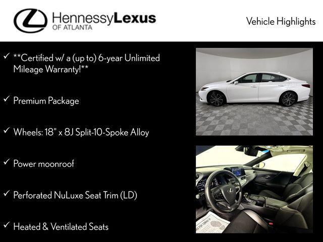 used 2022 Lexus ES 350 car, priced at $35,990