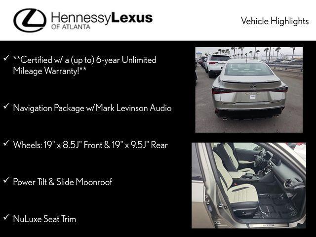 used 2022 Lexus IS 350 car, priced at $42,990