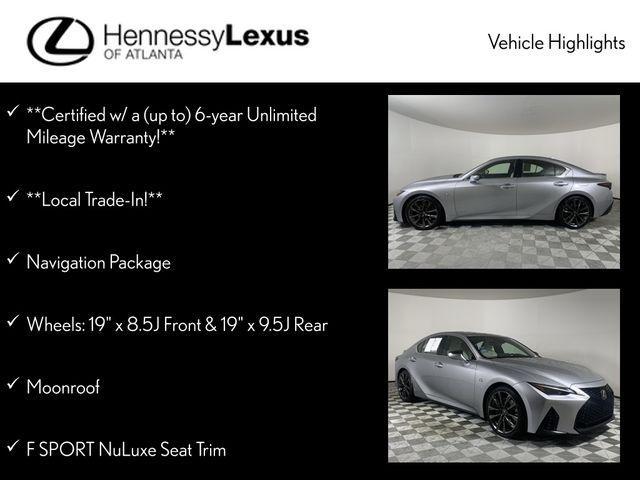 used 2021 Lexus IS 350 car, priced at $40,490