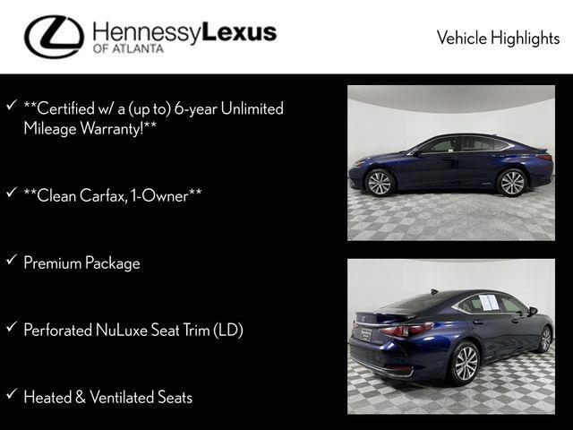 used 2021 Lexus ES 300h car, priced at $33,490
