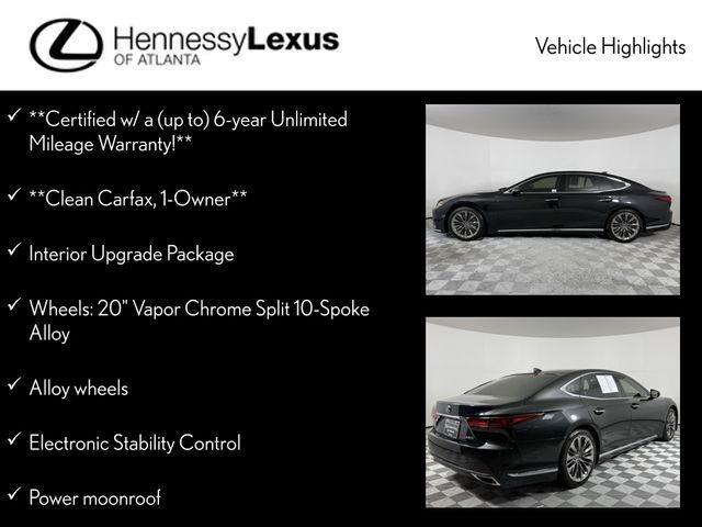 used 2021 Lexus LS 500 car, priced at $64,990