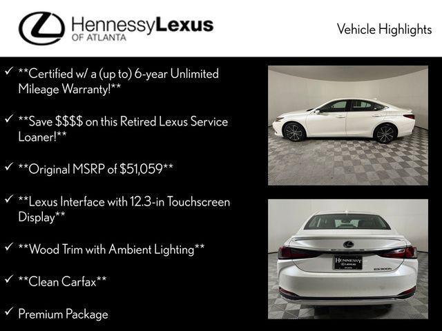 used 2025 Lexus ES 300h car, priced at $44,990