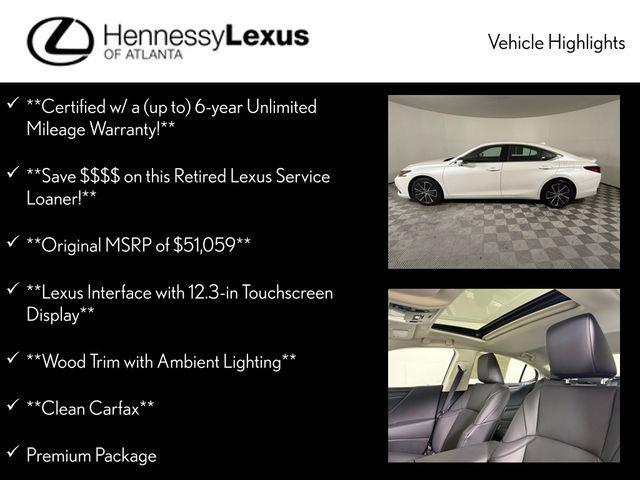 used 2025 Lexus ES 300h car, priced at $44,990