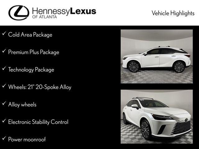 used 2024 Lexus RX 350 car, priced at $59,990