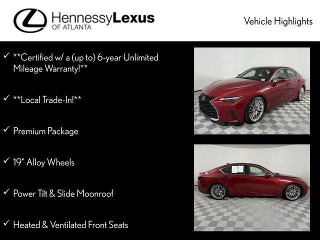 used 2022 Lexus IS 300 car, priced at $35,490