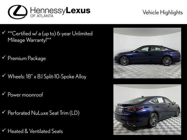 used 2022 Lexus ES 350 car, priced at $37,490
