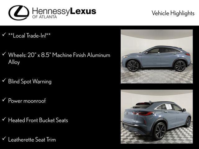 used 2022 INFINITI QX55 car, priced at $27,990