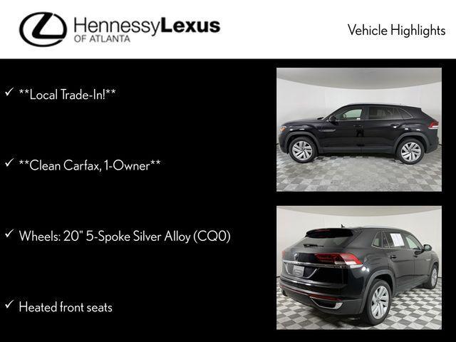 used 2021 Volkswagen Atlas Cross Sport car, priced at $23,490