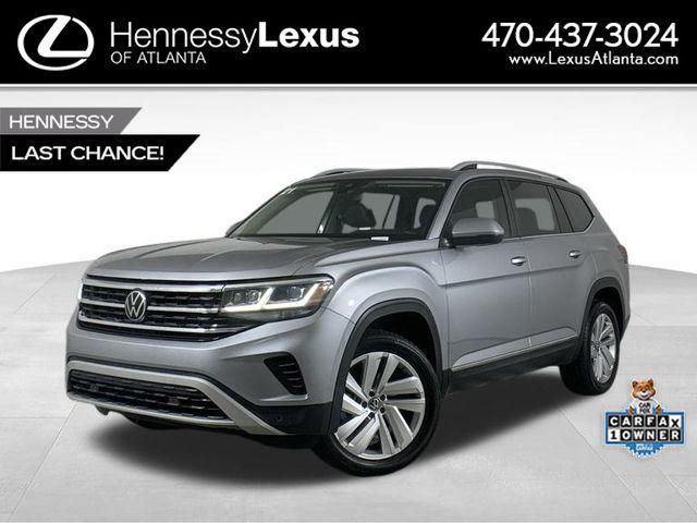 used 2021 Volkswagen Atlas car, priced at $23,490