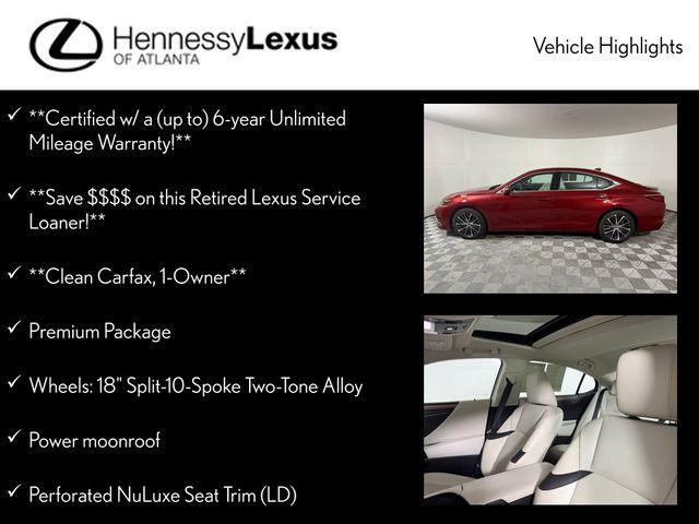 used 2025 Lexus ES 350 car, priced at $43,990