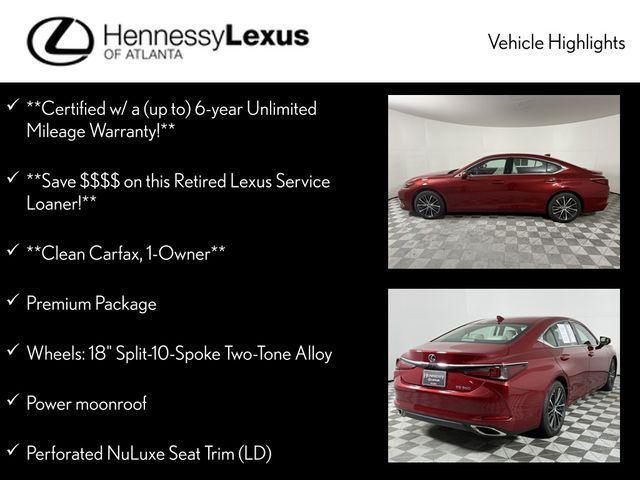 used 2025 Lexus ES 350 car, priced at $43,990