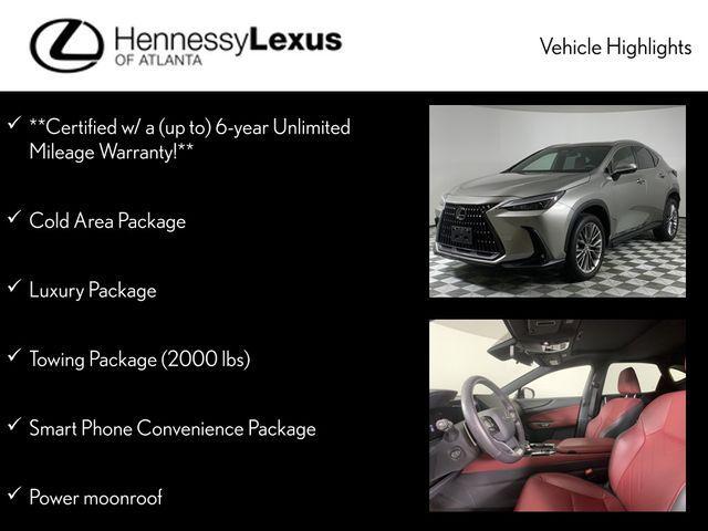 used 2022 Lexus NX 350 car, priced at $45,990