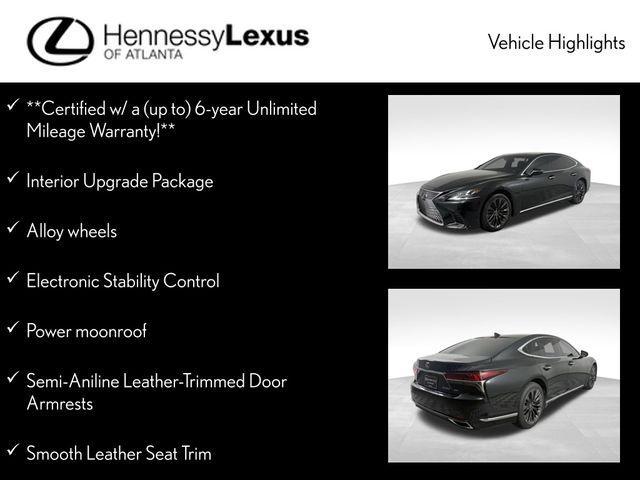 used 2019 Lexus LS 500 car, priced at $47,990