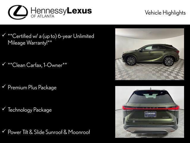 used 2025 Lexus RX 350 car, priced at $55,990