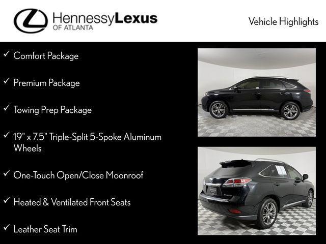 used 2013 Lexus RX 450h car, priced at $16,490
