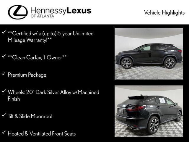 used 2022 Lexus RX 350 car, priced at $45,990