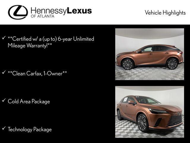 used 2024 Lexus RX 350 car, priced at $57,990