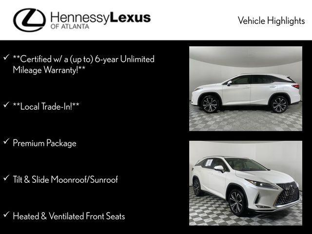 used 2022 Lexus RX 350L car, priced at $44,990