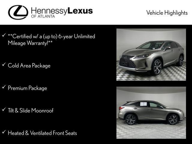 used 2022 Lexus RX 350 car, priced at $42,990