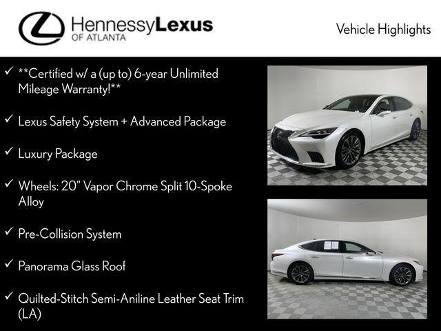 used 2022 Lexus LS 500 car, priced at $66,990