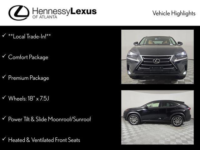 used 2015 Lexus NX 200t car, priced at $17,990